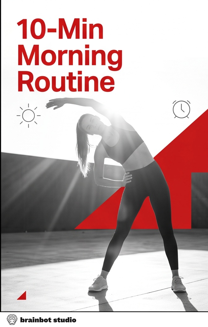 10-Min Morning Routine — Printable poster · PDF