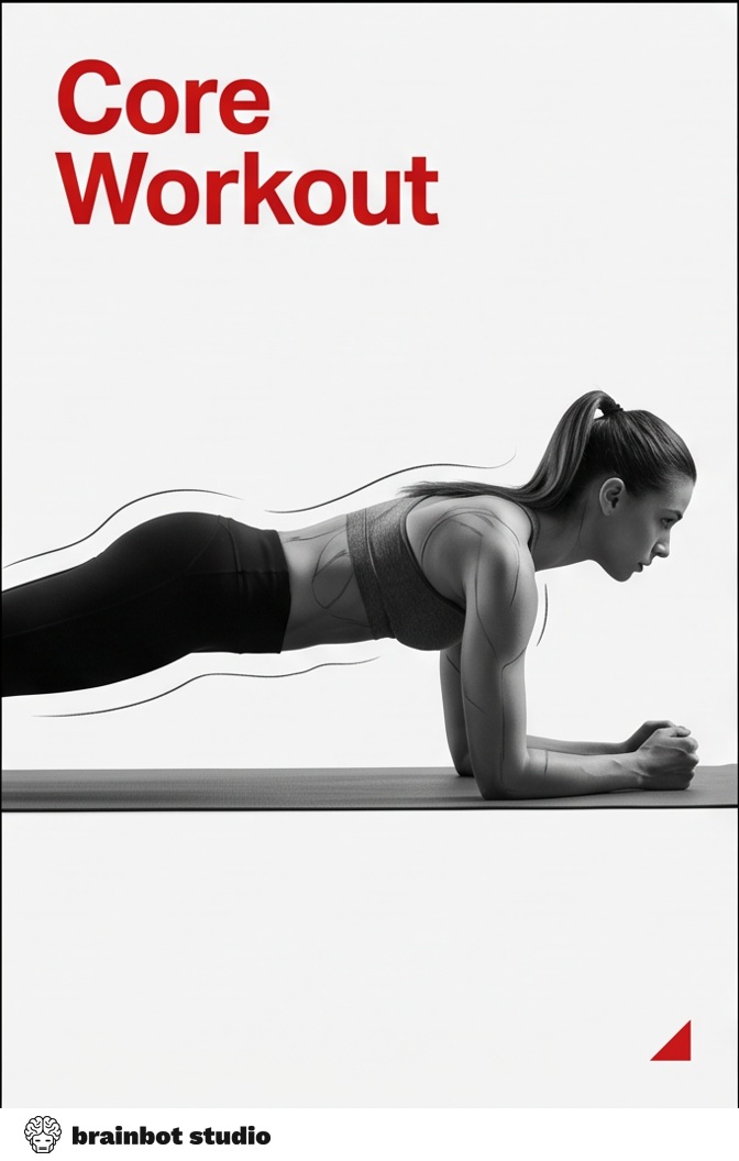 Core Workout — Printable poster · PDF
